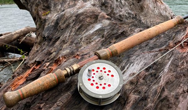 two handed custom fly rod grip